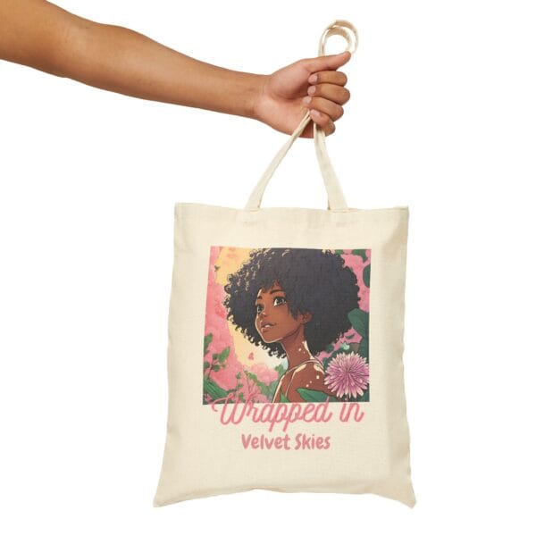 Canvas Tote Bag - Wrapped in Velvet Skies